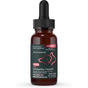 VetriScience Vetri-DMG Liquid Immune Supplement for Dogs, Cats & Birds, 28-mL