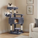 Yaheetech Activity Tower Basic 46-in Cat Tree, Dark Gray