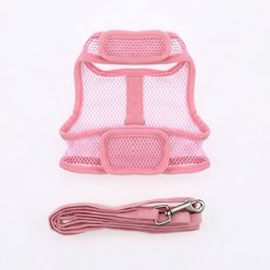 Doggie Design Cool Mesh Netted Dog Harness with Matching Leash, Pink, Small slide 2 of 5