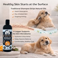 4-Legger REVITALIZE Neem Dog Shampoo with Sweet Orange Essential Oil, 16-oz bottle slide 2 of 9
