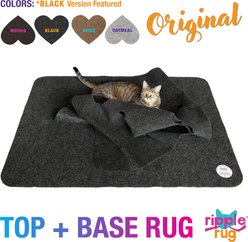 SnugglyCat Ripple Rug Cat Activity Play Mat, Black slide 2 of 4