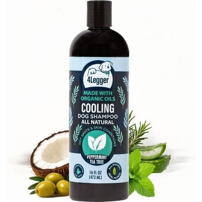 4-Legger 4-Legger COOLING Natural Tea Tree Oil Dog Shampoo with Peppermint, 16-oz bottle