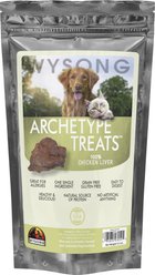 Wysong Archetype Grain-Free Chicken Liver Freeze-Dried Dog Treats, 5.5-oz bag