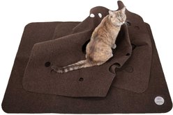 SnugglyCat Ripple Rug Cat Activity Play Mat, Mocha
