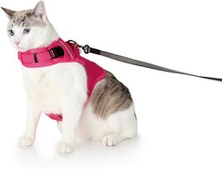 Sleepypod Martingale Plus Cat Harness, Pink Peony, Medium: 14 to 18-in chest