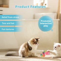 Pet Fit For Life Mice with Long Furry Tail Cat Toy, 5 count slide 2 of 6