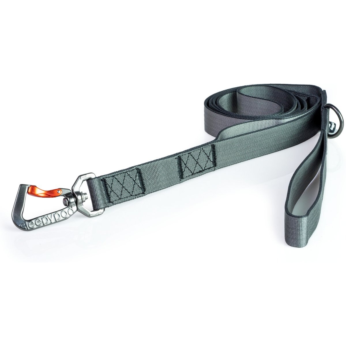 Sleepypod Power Dog Leash, Charcoal, Large: 4-ft long, 1-in wide