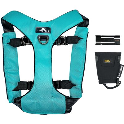 Sleepypod Sleepypod Clickit Range Dog Car Safety Harness, Robin Egg Blue, Small: 19 to 24-in chest