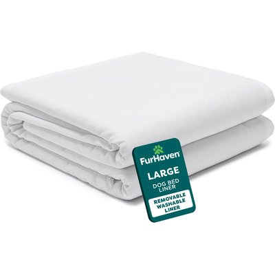 FurHaven FurHaven Water-Resistant Cat & Dog Bed Mattress Liner, Large