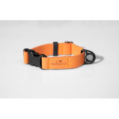 Sleepypod Sleepypod Comfort Suede Dog Collar, Mandarin Orange, X-Small: 7 to 10-in neck, 0.75-in wide