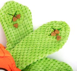 gerhui Carrot House Set Plush Dog Toy, Orange slide 2 of 6