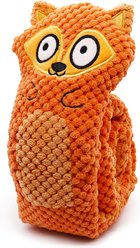 gerhui Hidden Food Orange Fox Plush Dog Toy, Orange