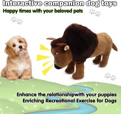 gerhui Bison Plush Dog Toy, Brown slide 2 of 5