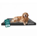 FurHaven Deluxe Oxford Orthopedic Indoor/Outdoor Dog & Cat Bed with Removable Cover, Jumbo, Stone Grey