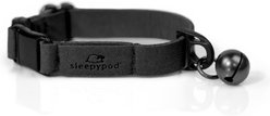 Sleepypod Comfort Suede Breakaway Cat Collar, Jet Black, X-Small: 5 to 7-in neck, 0.5-in wide