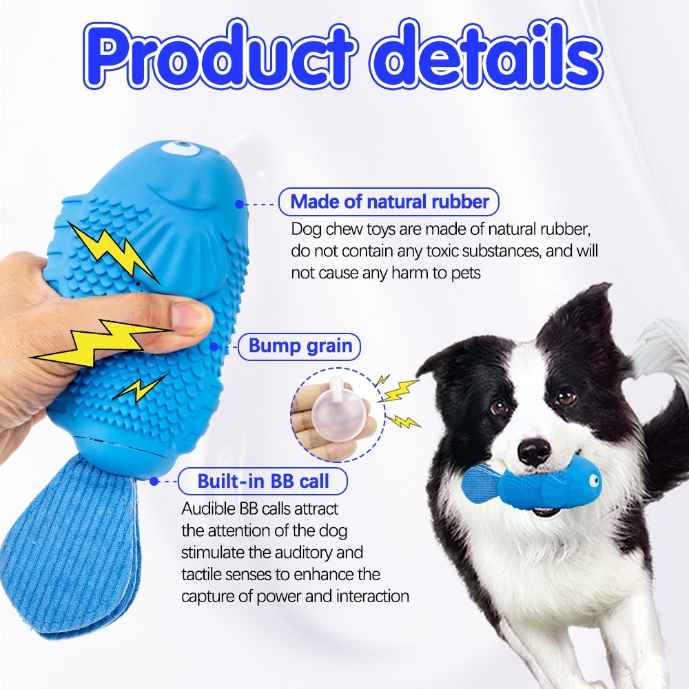 Squeaky Fish Out of Stock - GERHUI Clown Fish Squeaky Chew Dog Toy, Blue - Chewy.com