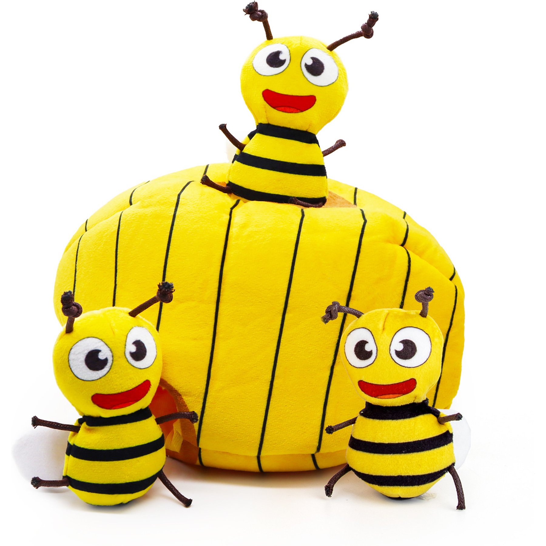 gerhui Bee Suit Plush Dog Toy, Yellow