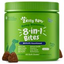 Zesty Paws Hemp Elements 8-in-1 Bites Chicken Flavored Soft Chews Multivitamin for Dogs, 90 count