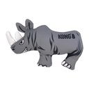 KONG Maxx Rhino Tough Squeaky Dog Plush Toy, Grey, Large