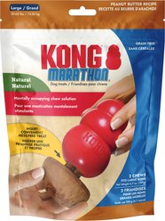 KONG Marathon Peanut Butter Recipe Grain-Free Dog Chew Large Treats, 2 count