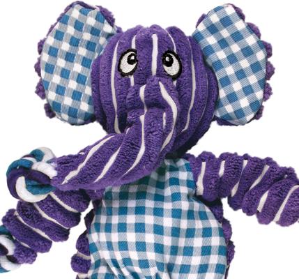 Show full view: KONG Floppy Knots Elephant Dog Toy, Medium/Large slide 6 of 8