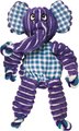 KONG Floppy Knots Elephant Dog Toy, Medium/Large