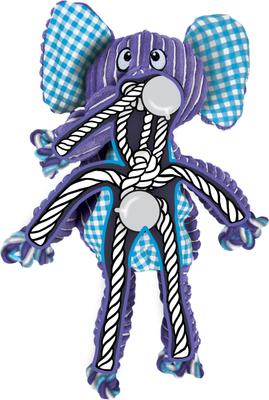 Show full view: KONG Floppy Knots Elephant Dog Toy, Medium/Large slide 5 of 8