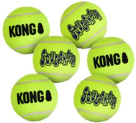 KONG SqueakAir Balls Packs Dog Toy, Medium, 6 count