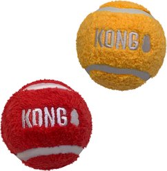 KONG Sport Softies Dog Ball Toy, Assorted, Large, 2 count