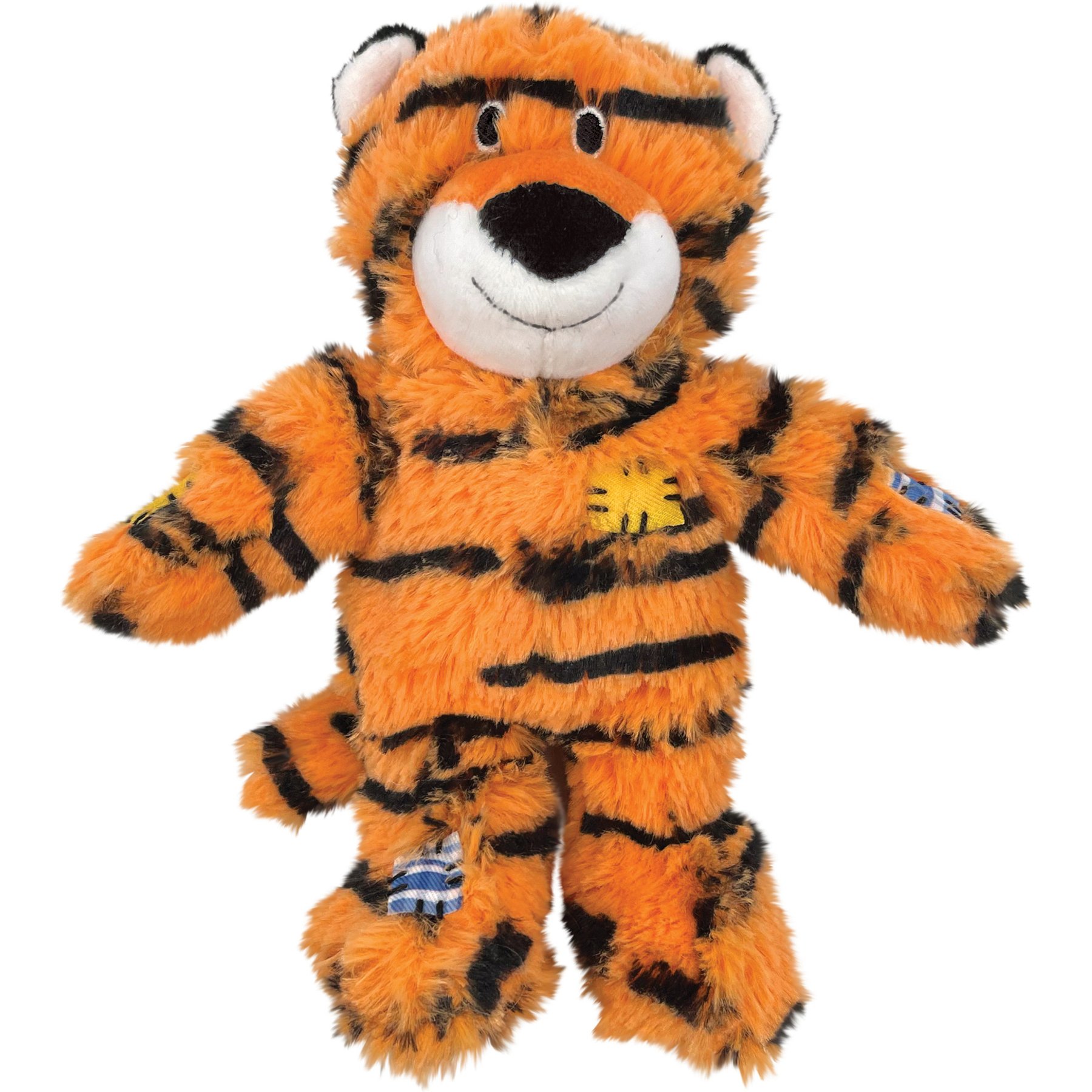 KONG Wild Knots Tiger Dog Toy, Orange, Small/Medium