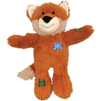 KONG KONG Wild Knots Fox Dog Toy, Orange, Medium/Large