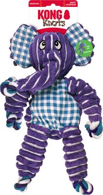 Show full view: KONG Floppy Knots Elephant Dog Toy, Medium/Large slide 4 of 8
