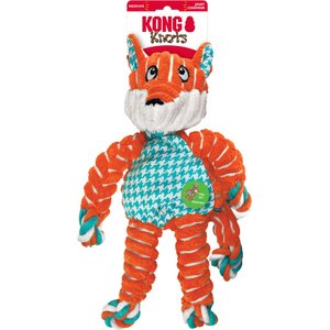 KONG Floppy Knots Dog Toy, Fox, Medium/Large
