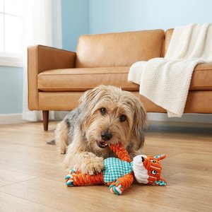KONG Floppy Knots Dog Toy, Fox, Medium/Large