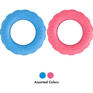 KONG Puppy Tires Dog Toy, Color Varies, Small