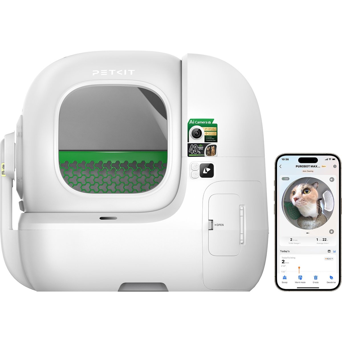 PETKIT Purobot Max Pro 2 Automatic Cat Litter Box