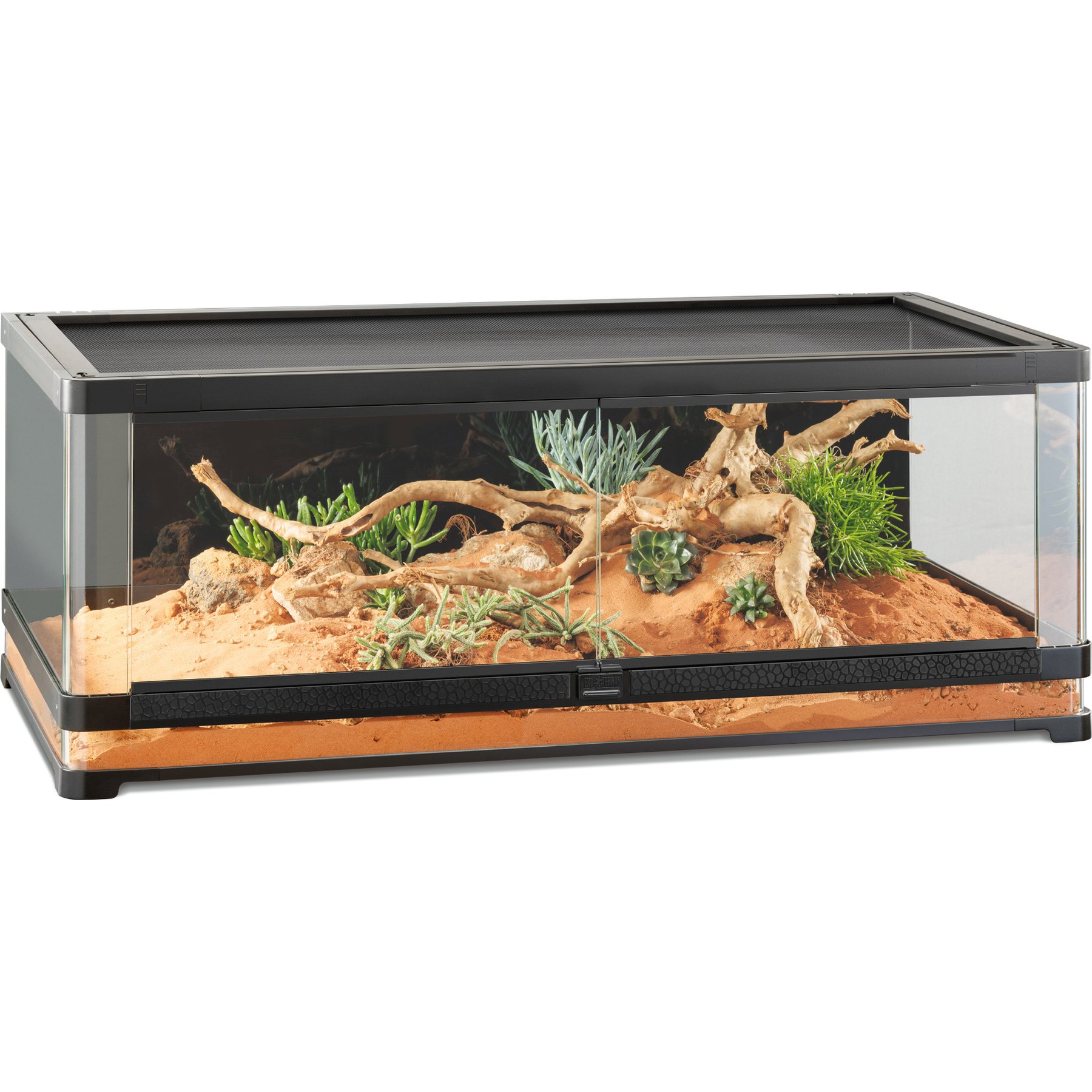 Exo Terra Vista 120 Panoramic Horizontal Reptile Terrarium, 47-in