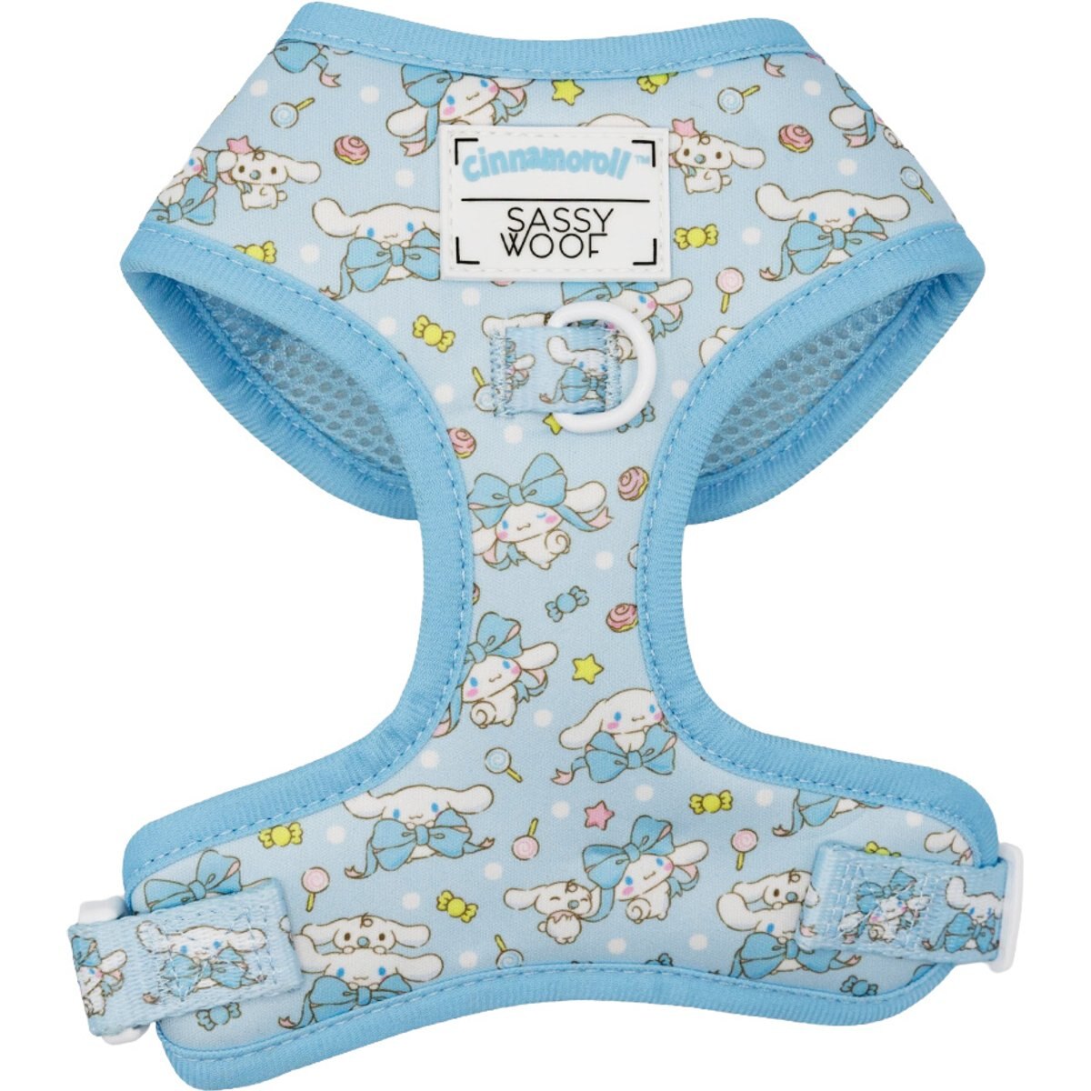 Sassy Woof Cinnamoroll Adjustable Dog Harness, X-Small: 14 to 19-in chest