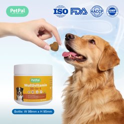 PetPal Immune, Skin & Energy Support All-In-One Multivitamin Chicken Flavored Soft Chews for Dogs, 100 Chews slide 2 of 6