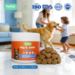 PetPal Glucosamine & Chondroitin Hip & Joint Support Soft & Chewy Chicken Flavored Dog Treats, 100 chews slide 2 of 6