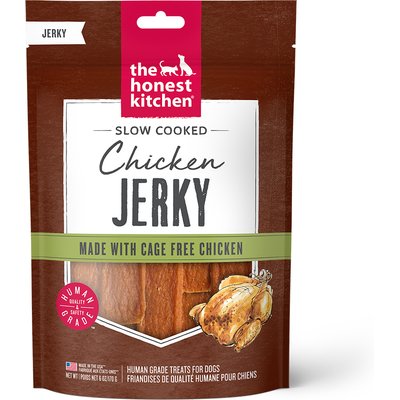 The Honest Kitchen The Honest Kitchen Human Grade Slow Cooked Jerky Chicken Recipe Dog Treats, 6-oz pouch