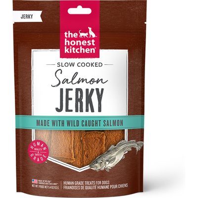 The Honest Kitchen The Honest Kitchen Human Grade Slow Cooked Jerky Salmon Recipe Dog Treats, 5.4-oz pouch
