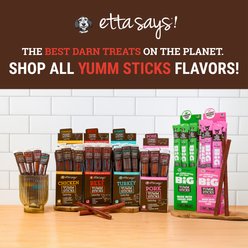 Etta Says! Beef Yumm Sticks Human Grade Beef Jerky Dog Treats, 24 count slide 2 of 7