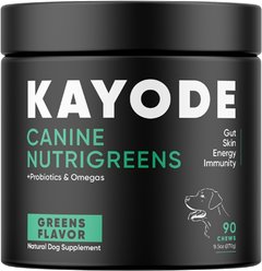 Kayode Canine NutriGreens Chews Vitamin & Probiotic Supplement for Dogs, 90 count