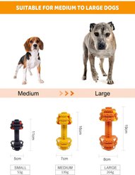 Petopia Circular Dumbbell Interactive Tough Chewer Dog Toy, Small, Yellow slide 2 of 9