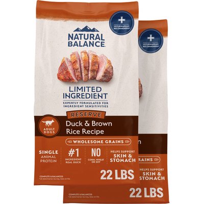Natural Balance Natural Balance Limited Ingredient Reserve Duck & Brown Rice Recipe Dry Dog Food, 44-lb bundle