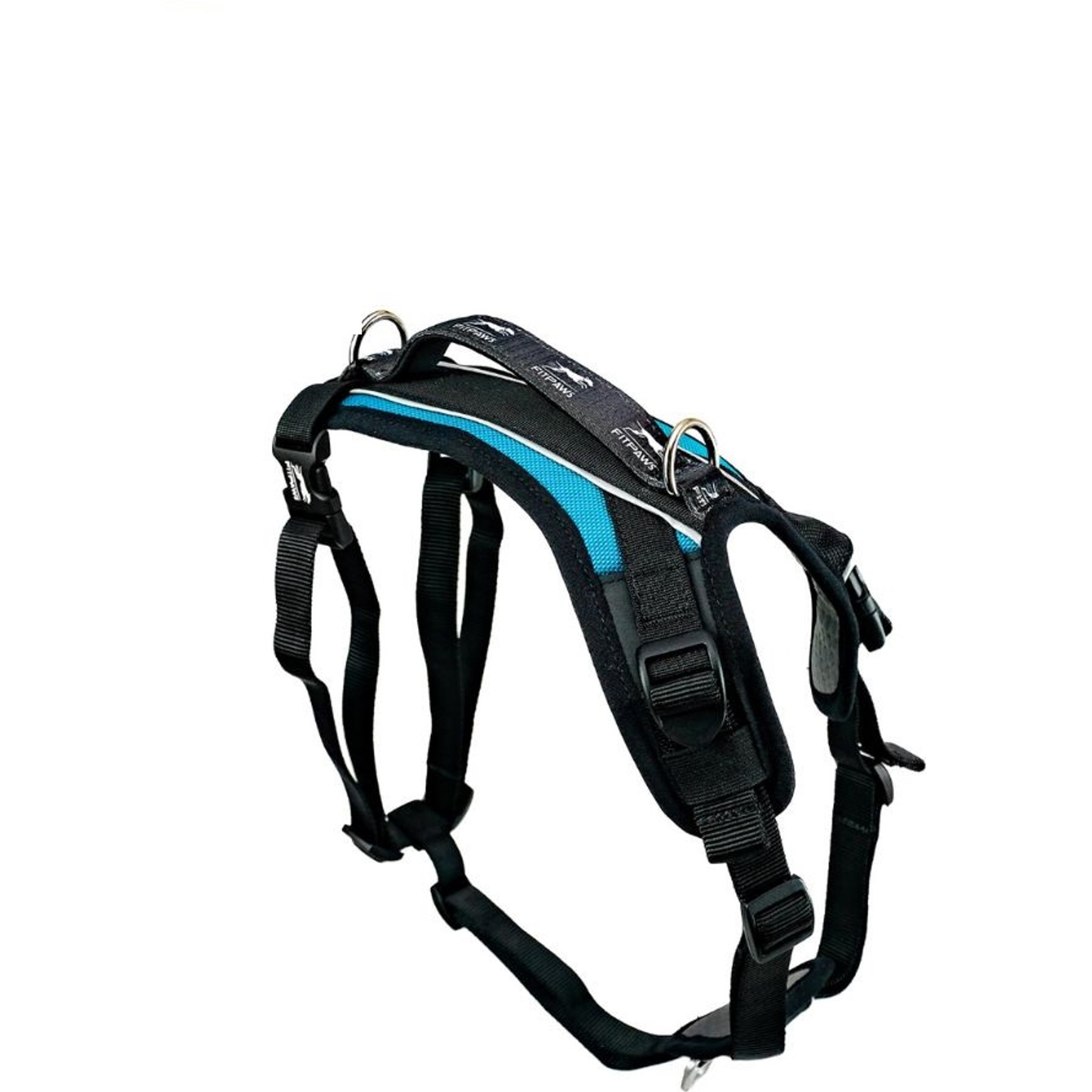 FitPAWS Made To Move Dog Harness, Teal, Small: 19 to 29.5-in chest