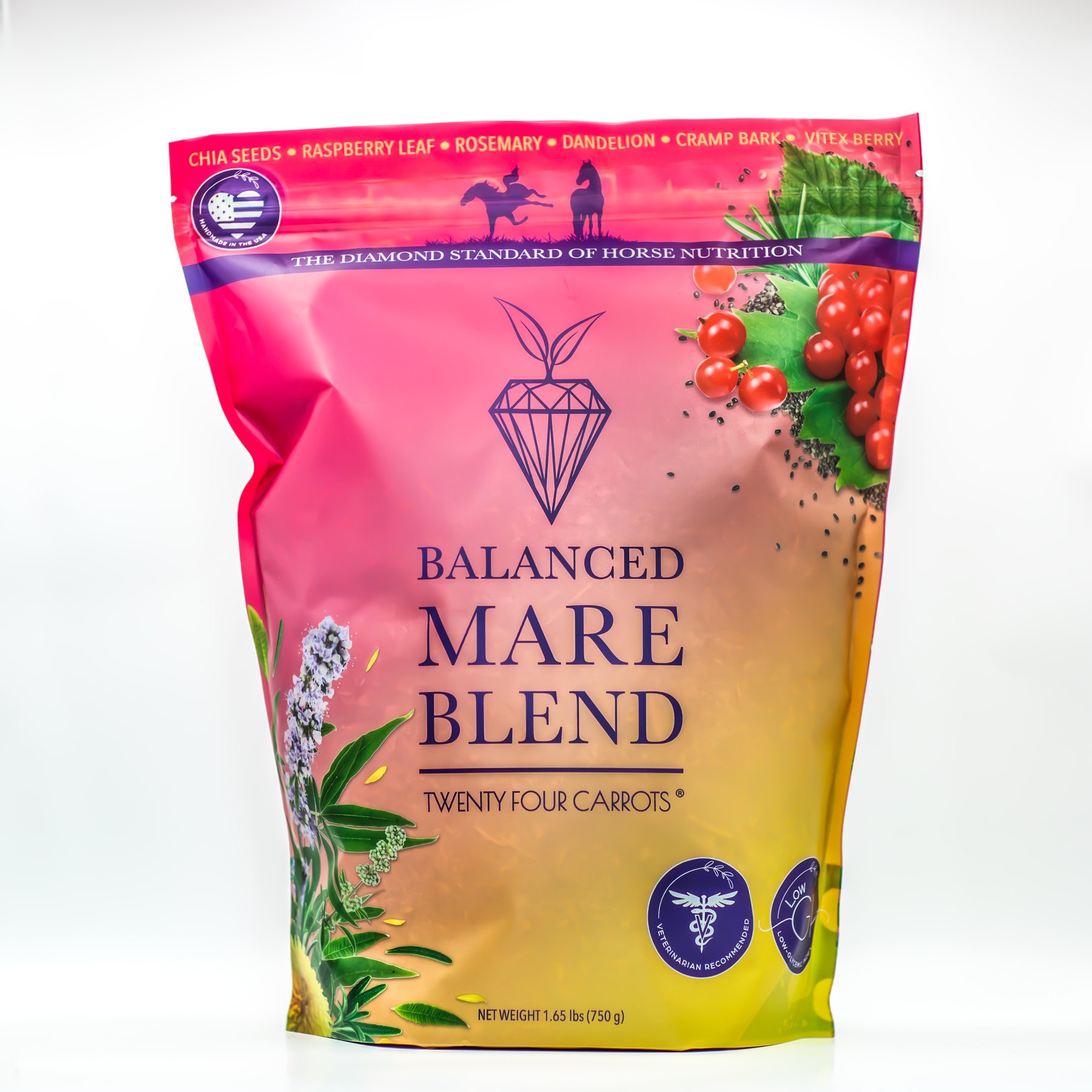 Twenty Four Carrots Balanced Mare Blend Herbal Calming Horse Feed, 1.5-lb bag