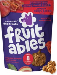 Fruitables Crispy Bacon & Apple Flavor Dog Treats, 12-oz bag