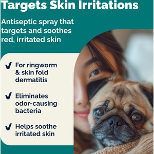 Vetnique Labs DermaBliss Advanced Vet Strength Hot Spot Antiseptic Chlorhexidine Dog & Cat Skin Spray, 8-oz bottle